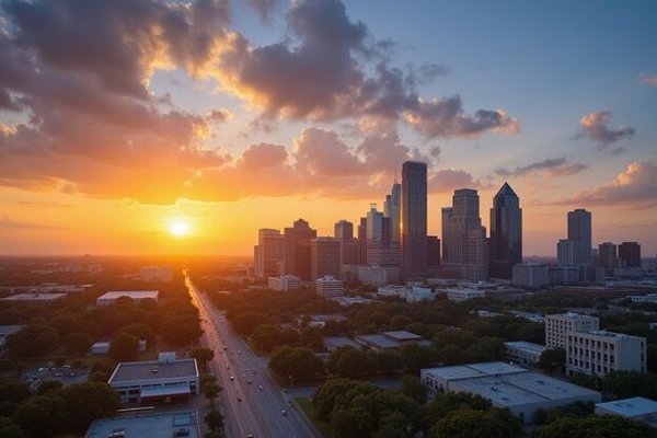 Dallas-Fort Worth skyline representing our commitment to local businesses