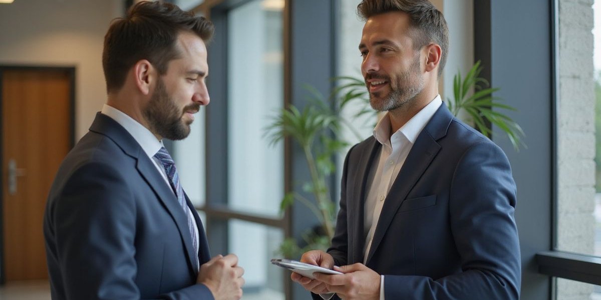 Business owner at crossroads deciding between working capital loan and line of credit with comparison visuals