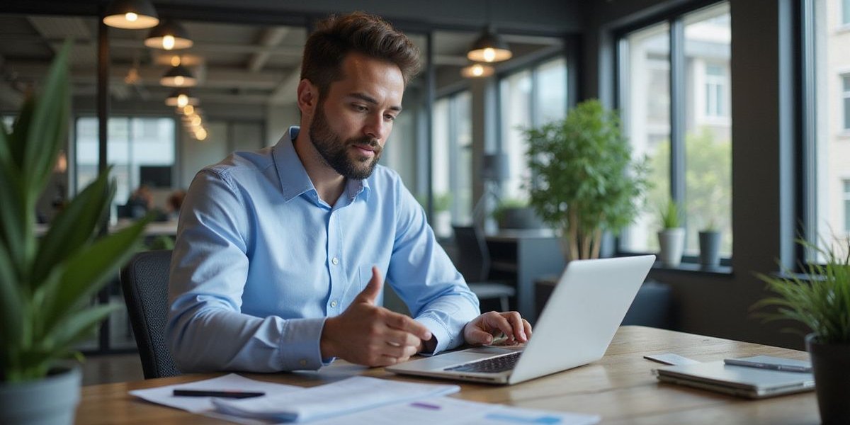 Business owner reviewing equipment financing qualification requirements