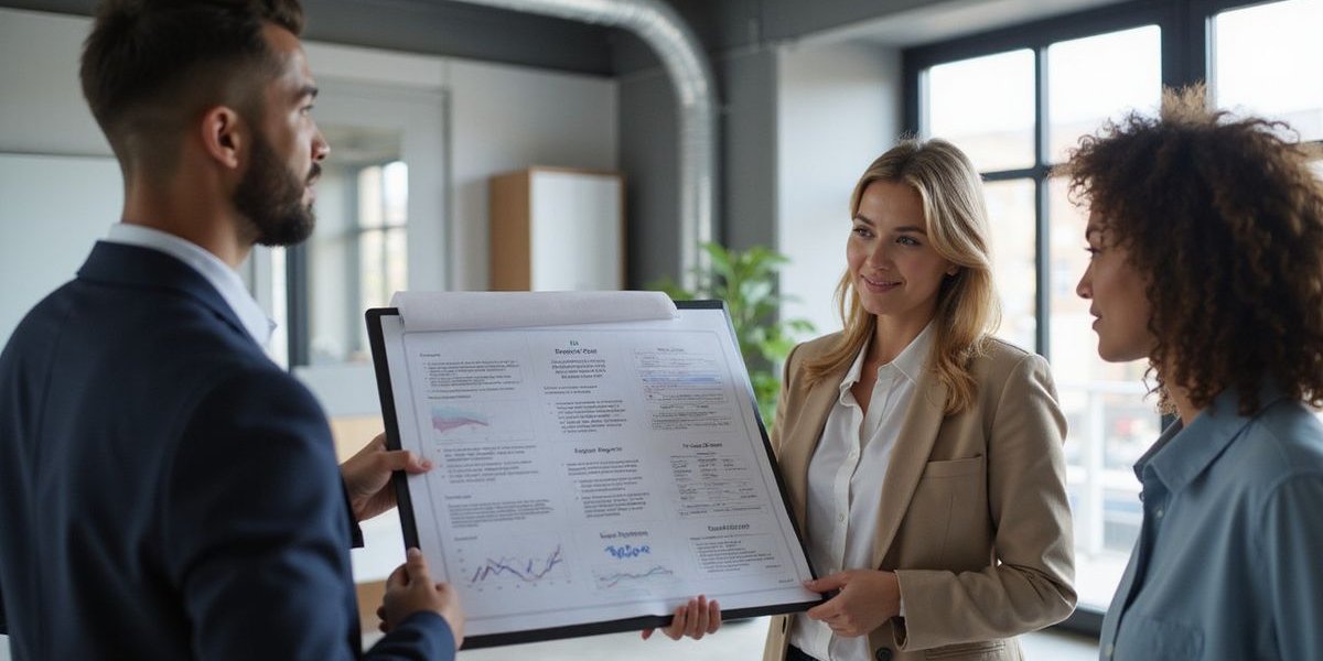 Business plan showing clear loan purpose and expected ROI