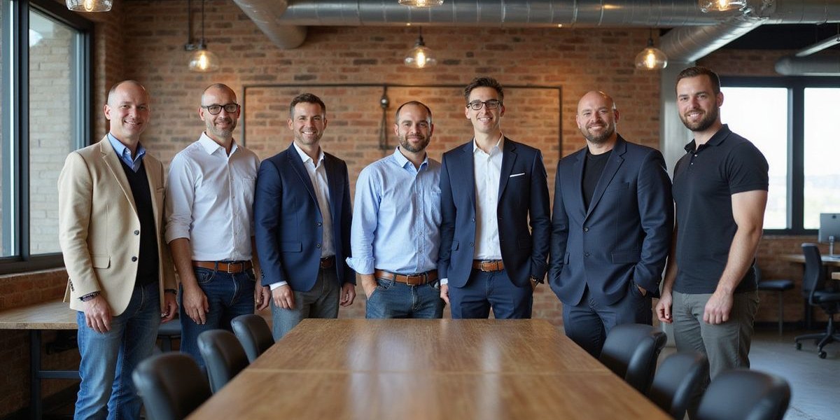 Diverse group of Dallas business owners in various industries including restaurant, construction, and retail, representing the variety of businesses we serve