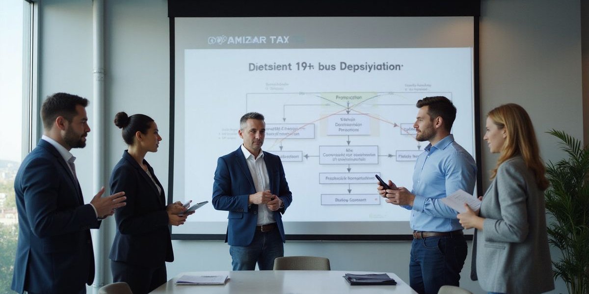 Flowchart showing Section 179 plus bonus depreciation calculation