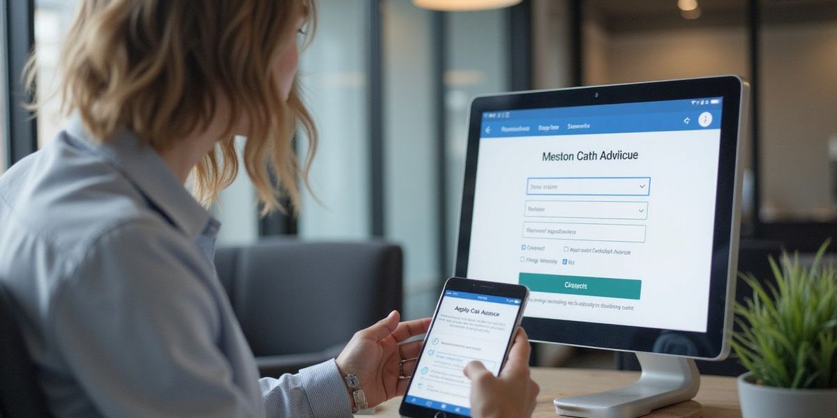 Merchant cash advance application process flow from documents to funding
